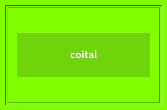 coital