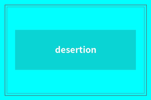 desertion