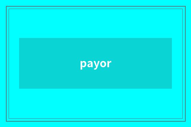 payor