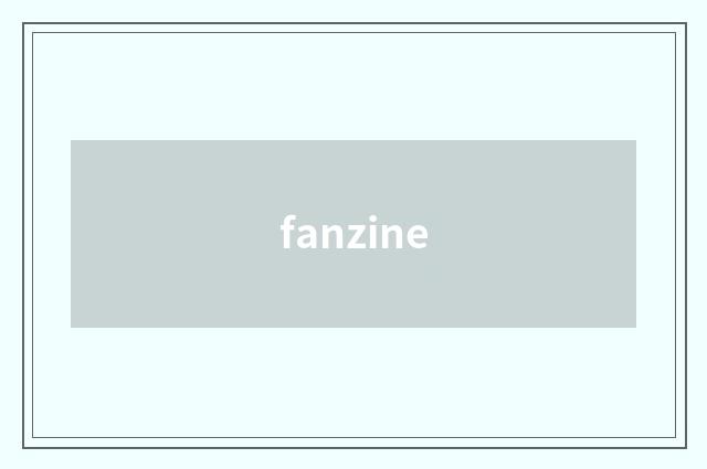 fanzine