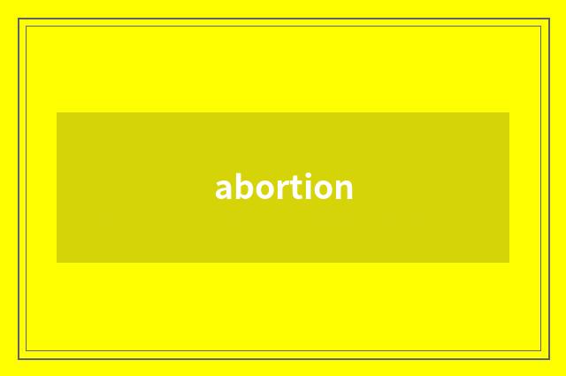 abortion