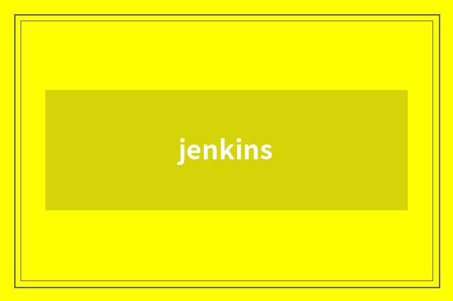 jenkins