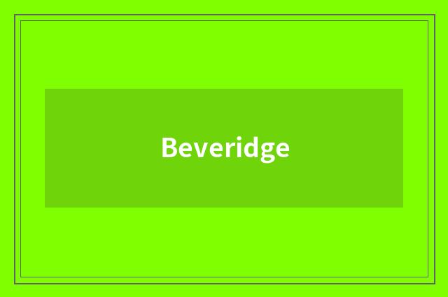 Beveridge