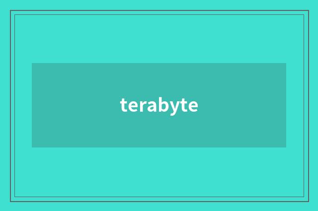 terabyte