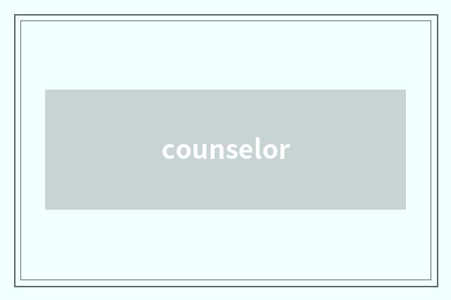 counselor