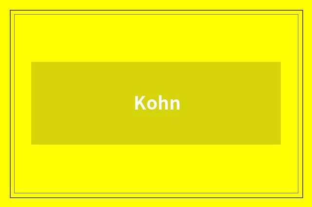 Kohn