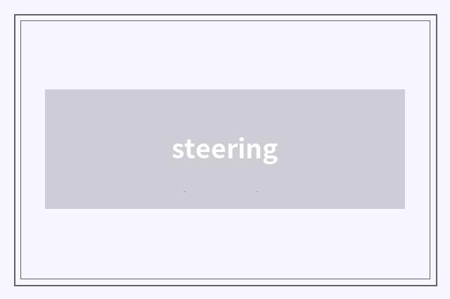 steering