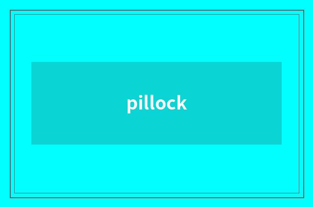 pillock