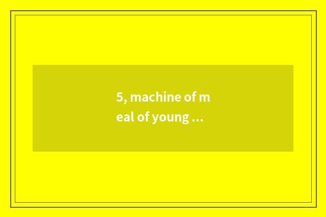 5, machine of meal of young of Bao of number of high speed intelligence, where t