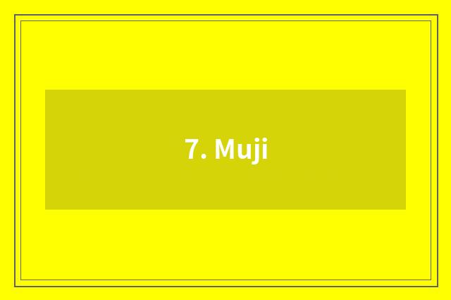 7. Muji