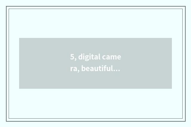 5, digital camera, beautiful can Sx120 is compared, beautiful can IXUS 95 IS whi