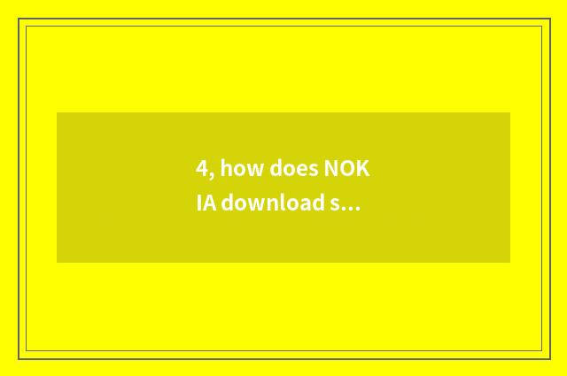 4, how does NOKIA download simulator and imitate game?