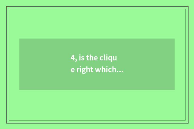 4, is the clique right which pet is best in making?