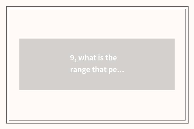 9, what is the range that pet shop manages?