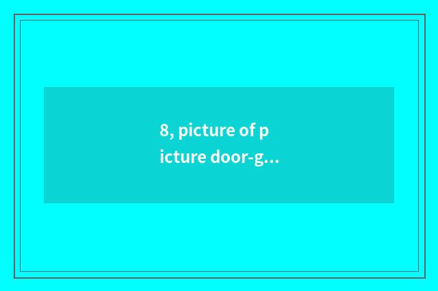 8, picture of picture door-god children?