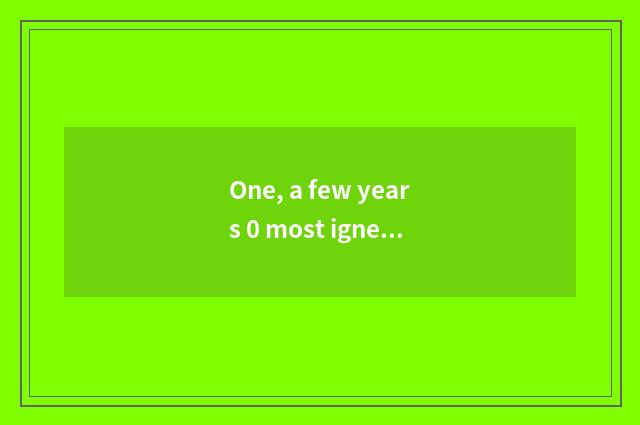 One, a few years 0 most igneous stand-alone game?