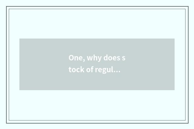 One, why does stock of regular occupation science and technology turn into from 