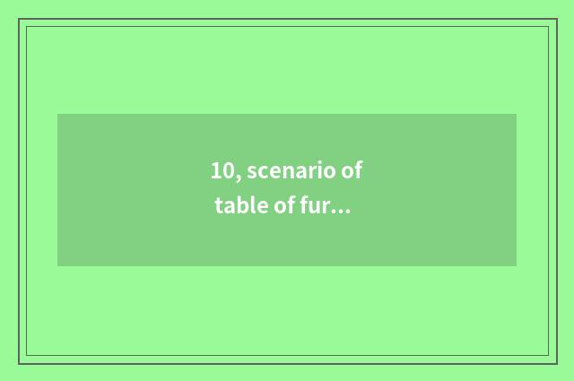 10, scenario of table of furniture store article?
