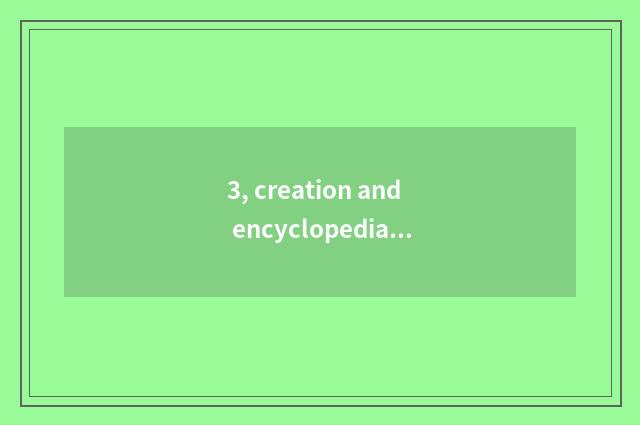 3, creation and encyclopedia of blackart shark aptitude?