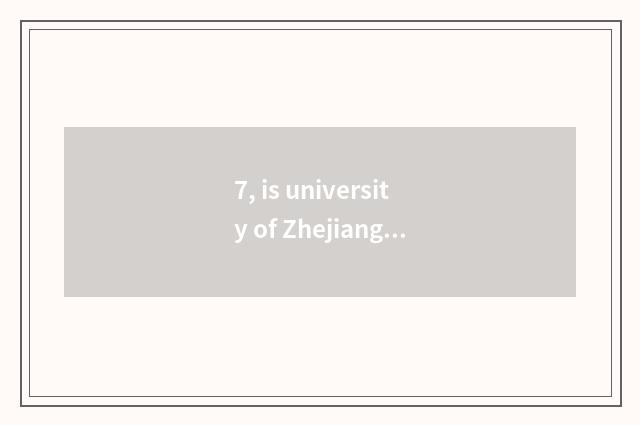 7, is university of Zhejiang finance and economics become teach He Wenhua of cam