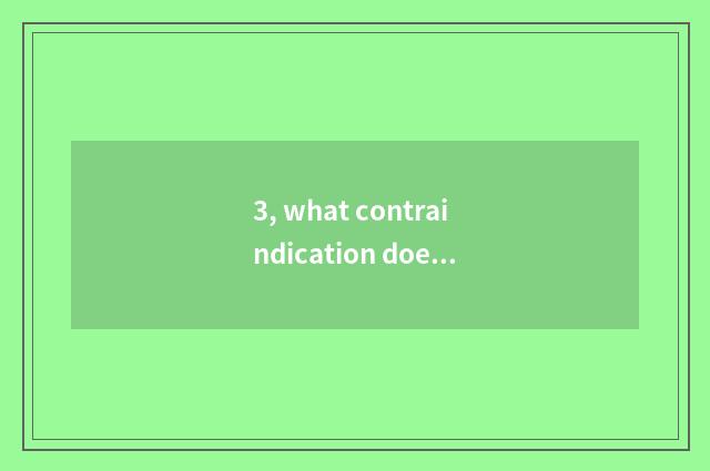 3, what contraindication does the game that enrol ghost have?