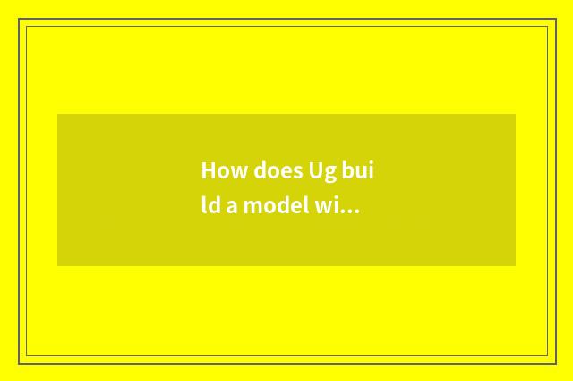 How does Ug build a model with the picture?