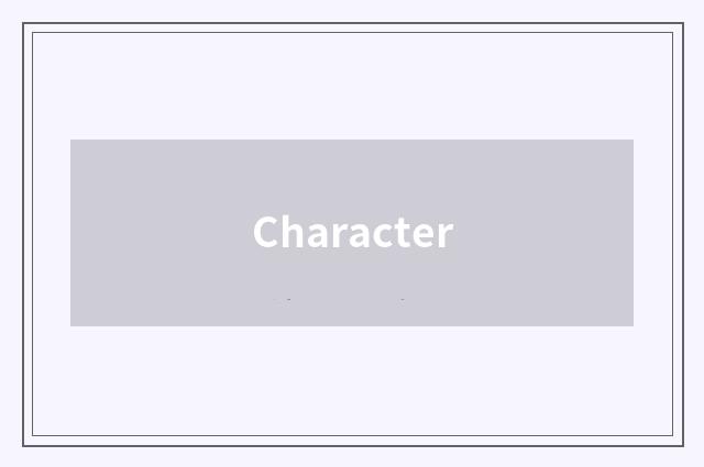 Character