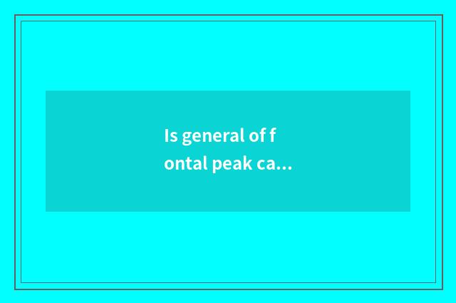 Is general of fontal peak car versed in base pay how many?