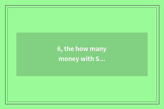 6, the how many money with SONY number the most expensive camera?