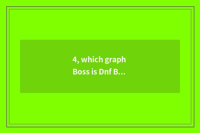 4, which graph Boss is Dnf Bache?