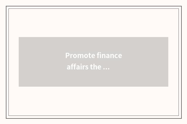 Promote finance affairs the method of accountant study result