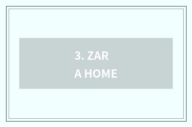 3. ZARA HOME