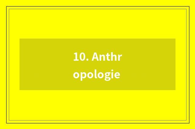 10. Anthropologie