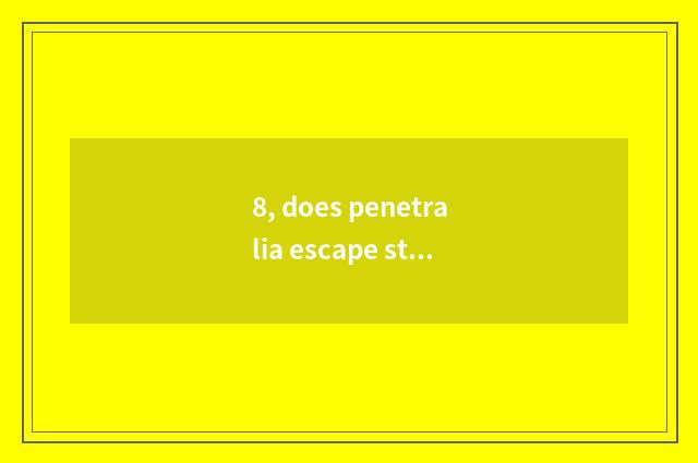 8, does penetralia escape strategy of little game of 24 doomsday crisis?