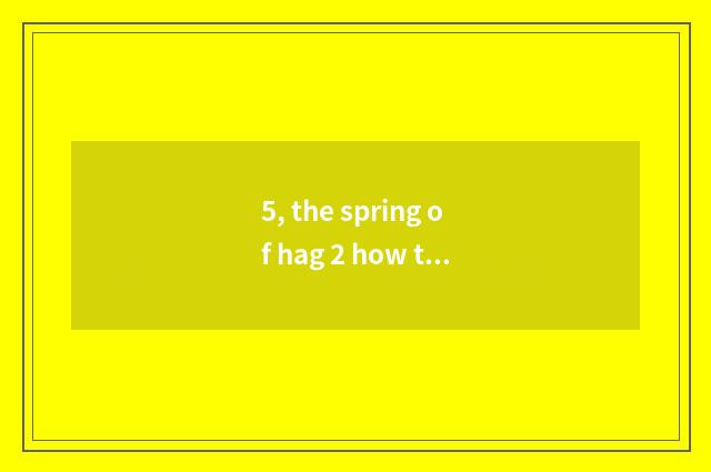 5, the spring of hag 2 how to cross masterstroke?
