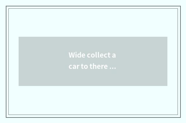 Wide collect a car to there is Niu San?