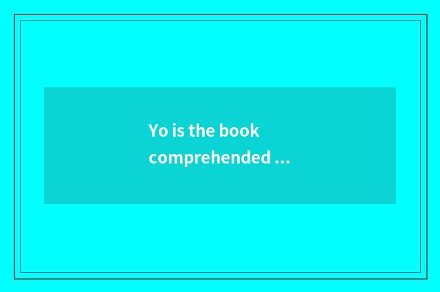 Yo is the book comprehended how to write?