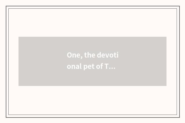 One, the devotional pet of Trojan?