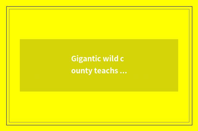 Gigantic wild county teachs a website