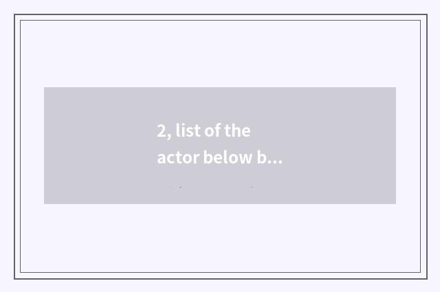 2, list of the actor below banner of neat beat culture?