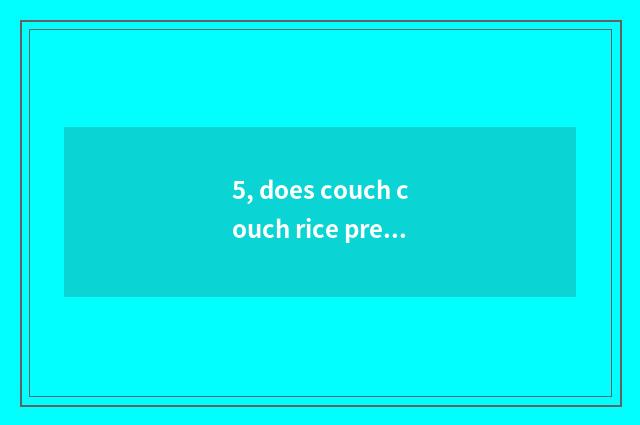 5, does couch couch rice prevent slippery mattess which are good?