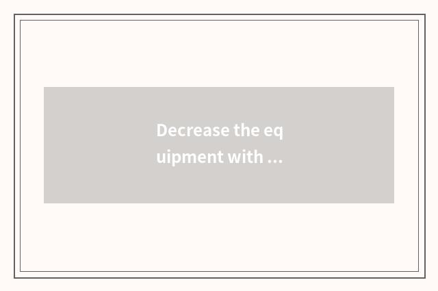 Decrease the equipment with the fastest flesh of abdomen go to live in the house