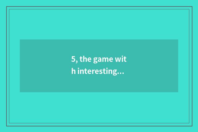 5, the game with interesting what does Epic have?