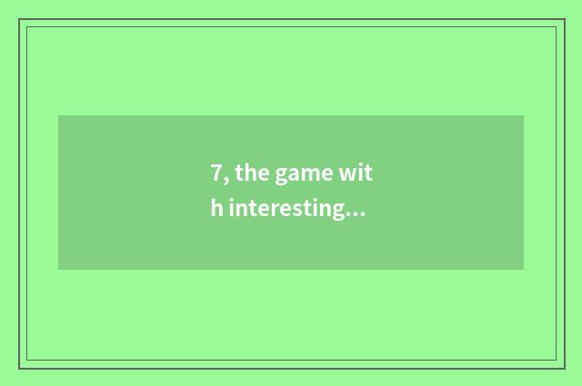 7, the game with interesting what does Macbook have?