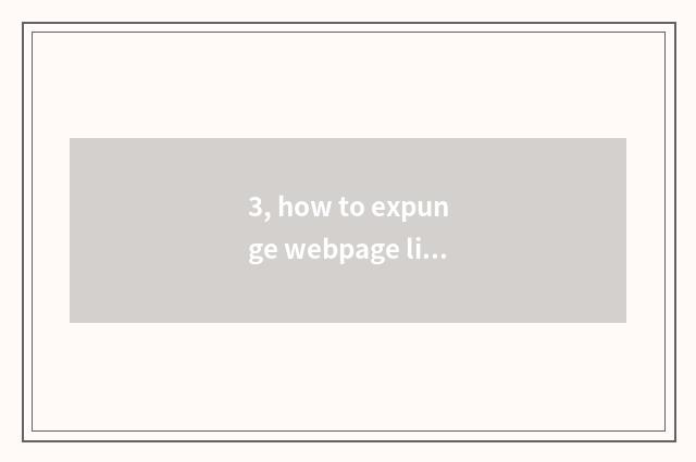 3, how to expunge webpage little game?