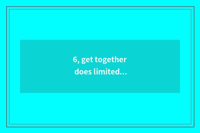 6, get together does limited company of small culture medium rely on chart?