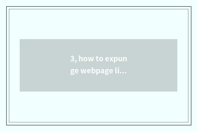 3, how to expunge webpage little game?