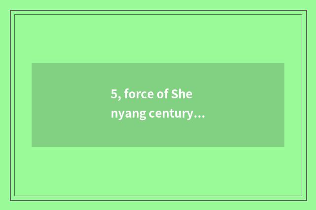 5, force of Shenyang century nation and Kang Hui travel agent which good?