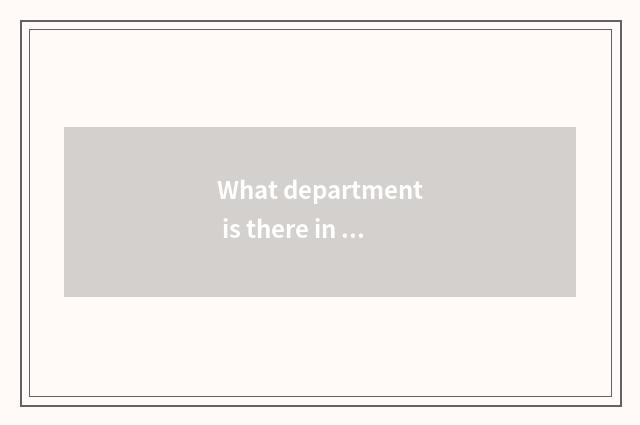 What department is there in travel agency?