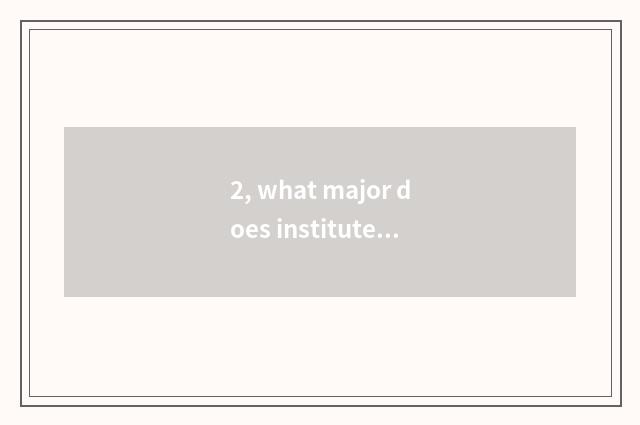 2, what major does institute of profession of finance and economics of finance a